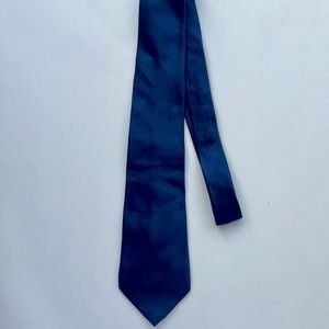 Dolce & Gabbana DG Silk Tie Sage Dark Blue